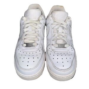 Nike Air Force 1  Leather‎ Low Triple White Women’s Sz 6 M